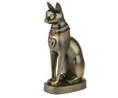 lachineuse Grande Statuette DÃESSE BASTET Chat - Hauteur 19 cm