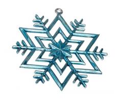 Schnabel-Zinn Pendentif en étain étoile de Noël coloré Bleu