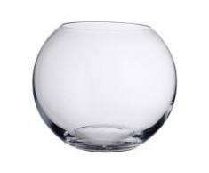 Vase boule Grand vase boule en cristal transparent géant Globe en verre, Vase soufflé à la bouche, fleurs, ornamentally, diamètre : env. 20 cm, hauteur : env. 16 cm, diamètre sur le dessus : env. 10 cm