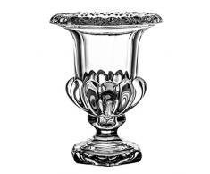 Crystaljulia 1110 Vase dÃ©coratif, Cristal, Transparent, 15,5x15,5x21 cm