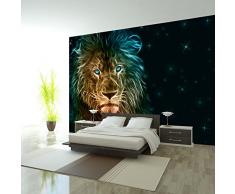 murando – Papier peint intissé 350x256 – Trompe l oeil – Tableaux muraux déco XXL – animaux Lion g-A-0090-a-c