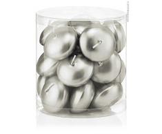 Candele Galleggianti Bougies flottantes 4,8 cm 027 Argent 569008 -