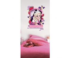 Stickers trompe l'oeil - Princesse