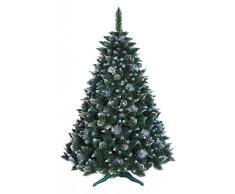 Sapin de Noël Arbre Artificiel Deluxe Fabrication de qualité supérieure Pin enneigé avec des Cristaux - 180 cm - Snow-Covered Pine