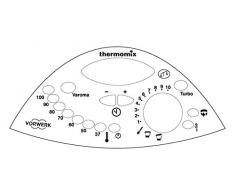 ZLKV Nuevo Thermodernizate.com Sticker de panneau de commande pour thermomix Tm31 transparent