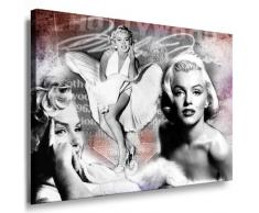 Boxprints marylin monroe reproduction sur toile montée sur châssis motif pop-art, peintures, art, posters, photos en décoration-deko. impressions dart avec stars de cinéma