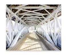 murando – Papier peint intissé – 350x256 cm – Papier peint – Trompe l oeil - Tableaux muraux – Déco – XXL– Pont Architecture c-B-0071-a-a