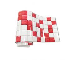 ZChun 20x240cm Salle De Bains Carrelage Stickers Autocollant Mural Imperméable à leau, Vinyle Auto-adhésif PVC PVC Huile Bricolage Fonds Décran