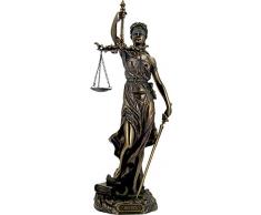 Statue grecque Themis/Blind Lady Justice statue de bronze statue, statuette 30 cm