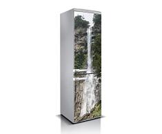 Oedim Vinyle adhésif pour Les réfrigérateurs Autocollants Stickers frigo Cascade Taille 185 x 60 cm| Adhésif Résistant et Facile dappliquer |Étiquette Adhésive Décorative dune Conception élégante|