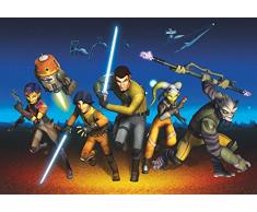 Komar Star Wars Rebels Run Papier Peint Mural, Multicolore, 8Â piÃ¨ces