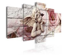 BD XXL murando – Impression sur Toile 200x100 cm - 5 Pieces - Image sur Toile - Images - Photo - Tableau - Motif Moderne - Décoration - tendu sur Chassis - Ange cru b-C-0051-b-m