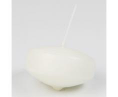 Wiedemann 291012.003 Bougies flottantes, Cire, Ecru, 3 x 5 cm