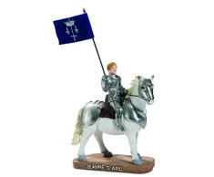Katerina Prestige Figurine Statuette Jeanne d Arc à Cheval 20cm
