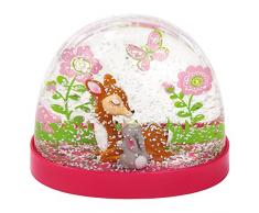 Moses. 37903 Boule à neige Chevreuil – Boule à Neige avec flocons de neige et paillettes