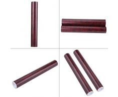 Film Intérieur de Voiture 30 x 200 cm, Keenso Film de Protection Grain de Bois Auto-adhésif Texturé Panneau Intérieur de Voiture Autocollants pour Fenêtre Porte de Voiture(W1305)