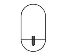 FICI Applique Murale Bougie Appliques Photophore Bougeoir Métal Géométrique Ornements Décoration de La Maison Bougie Stand Titulaire Racks, 01