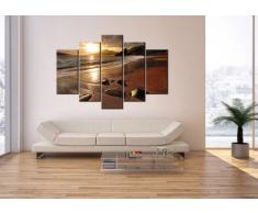 Impression sur toile - 5 Parties - largeur : 150cm, hauteur : 100cm - Image sur toile - Photo N° 2527 - plusieurs éléments - prete a suspendre - encadrée - Tableaux pour la mur - motif moderne - Décoration - pret a accrocher - tableau: EA150x100-2527