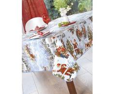 Calitex Père Noel Nappe PVC Rouge 300 x 140 cm