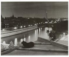 Affiche 24x30 cm Paris, les chats, la nuit / Paris, cats, at night / Paris, die Katzen, nachts Robert DOISNEAU (1912-1994)