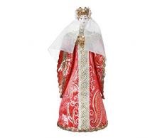 Poupée en Porcelaine Faite à la Main dans Un Costume Folklorique Traditionnel Russe 27 cm 22-23