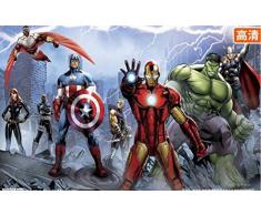 3d Papier Peint Les Avengers Photo Papier Peint Film Murale Marvel Heroes Garçons Enfants Filles Chambre Décor Chambre Cool Décoration De La Maison