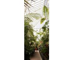 Poster Sticker de Porte au fond du Jardin 85 x 205 cm | Déco Murale Qualité HD Scenolia