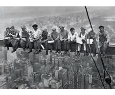 1art1 New York Poster - LHeure du Déjeuner Au Sommet dun Gratte-Ciel, 1932 (91 x 61 cm)