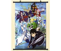 ALTcompluser Anime Poster Overlord Rollbild Kakemono Wallscroll D/écoration Murale Tissu 20 /× 30 cm