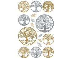 Avery Zweckform 55654 métallique Arbre de Vie 14 Sticker