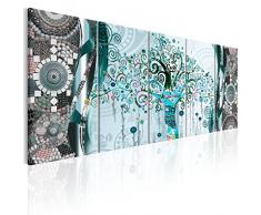 murando Impression sur Toile intissee 100x40 cm Tableau 5 Parties Tableaux Decoration Murale Photo Image Artistique Photographie Graphique Foret Nature Arbre Klimt Abstrait l-A-0006-b-o