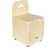 Stagg avant Tableau en Tilleul enfants Cajon avec EasyGo dossier naturel