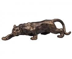 Statuette de panthère - Fer Aspect Bronze