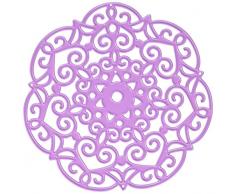 Prima Marketing Prima Marketing Violet Métal die-embroidery Napperon, dautres, multicolore
