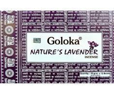 Goloka Encens Nature Lavender 12 boîtes de 15 g