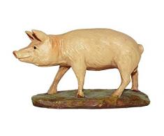 Ferrari & Arrighetti Figurine crèche : Cochon Ligne Martino Landi pour crèche de 10 cm