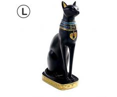Dewdropy Statuette Egyptienne - Forme Chat Égyptien Déesse Résine Statue Fabriqué À La Main Chat Sculpture Décoration Antique Exotique Ménage Figurine À Collectionner Pour La Maison Salle