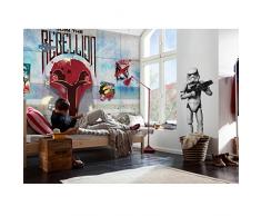 Komar Star Wars Rebels Mur Papier Peint, Multicolore, Lot de 8