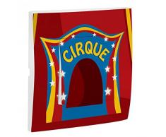 Interrupteur décoré : Cirque