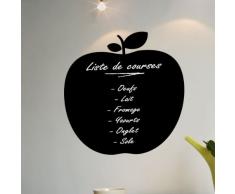 Ambiance-Live Sticker Mural ardoise pomme - 35 X 35 cm