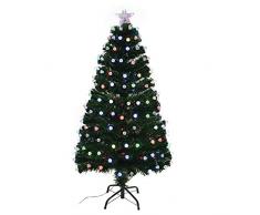 Shatchi 6080-LED-DIAMONDS-TREE-2FT Sapin de Noël lumineux en fibre optique avec strass pour décoration dintérieur Vert 60 cm 0,6 m