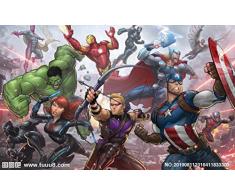 Personnalisé Grande Photo Papier Peint 3d Dessin Animé Enfants Chambre Papier Peint Avengers Chambre Fond Papier Peint Spiderman
