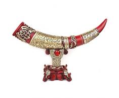 Statues, Statuette, Sculptures,Résine Animale Simulation Rouge Famille Ivoire Décoration Sculpture Nouveauté LArt Et LArtisanat De La Résine De Salon Chambre À Coucher Bureau Décoration Maison