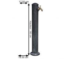 LORIGINALE DECO Fontaine Jardin Extérieur Fonte à Poser Gris 90 cm