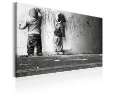 murando Impression sur Toile intissee 60x40 cm Tableau Tableaux Decoration Murale Photo Image Artistique Photographie Graphique 1 Piece Enfant Mural Banksy i-B-0024-b-b