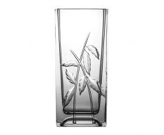 Crystaljulia 9678 Vase, Cristal, Transparent, 17x11x30,5 cm