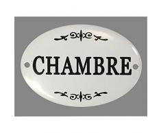 chemin_de_campagne Plaque de Porte en Fer Style Emaillé Chambre