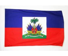 AZ FLAG Drapeau Haïti 150x90cm - Drapeau haïtien 90 x 150 cm - Drapeaux