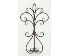 Bougeoir 12107 Bougeoir Metallique Fer Forge Chandelier 58cm