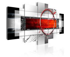 murando - Impression sur toile - 100x50 cm - 5 pieces - Image sur toile - Images - Photo - Tableau - motif moderne - Décoration - tendu sur chassis - abstraction abstrait a-A-0052-b-n